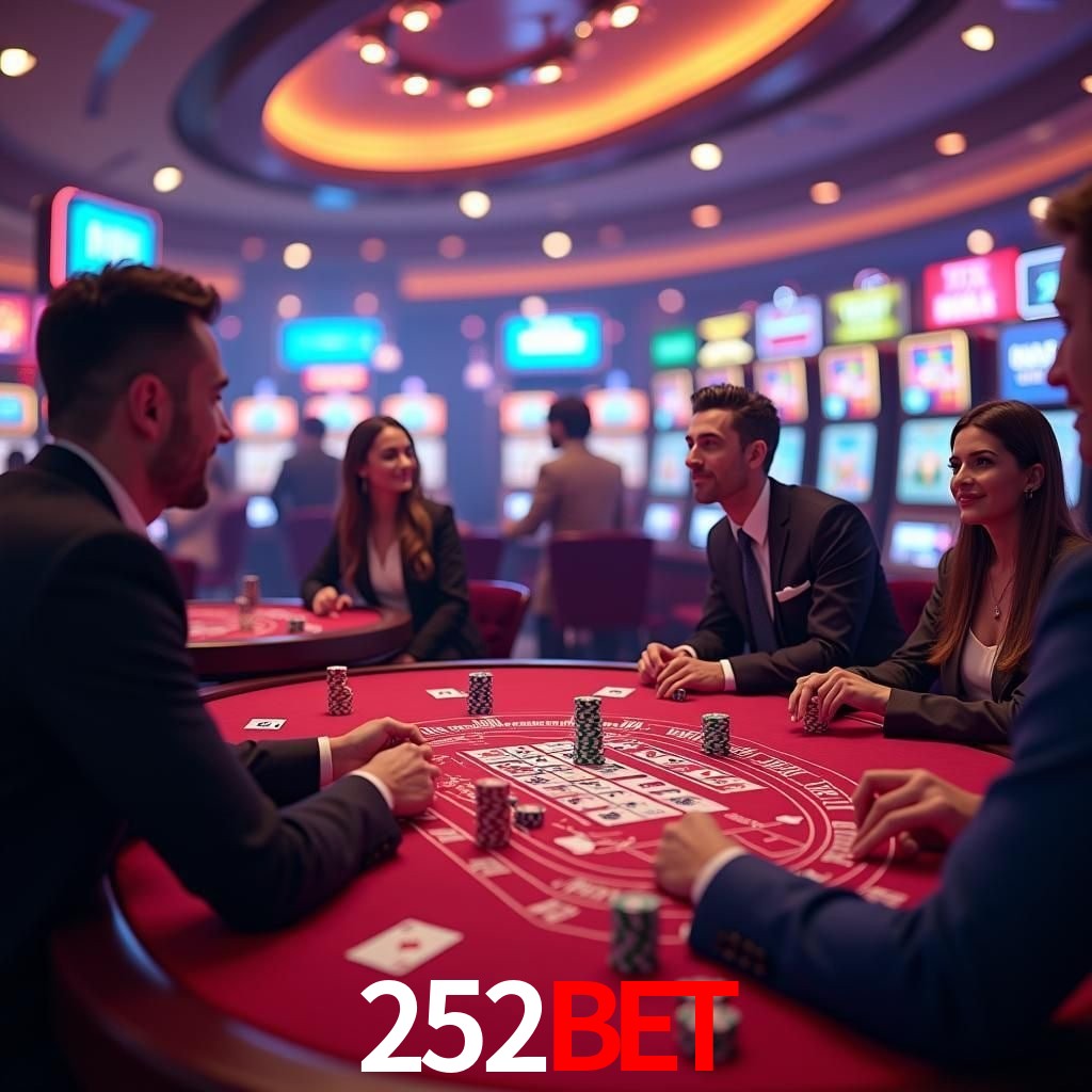 A Experiência Imersiva dos Cassinos Ao Vivo no 252bet